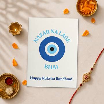Party Propz Rakhi Greeting Card With Envelope