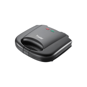Prestige Grill Sandwich Maker with Fixed Grill Plates (Black)