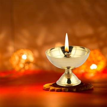 Pyali Brass Diya by Shubhkart