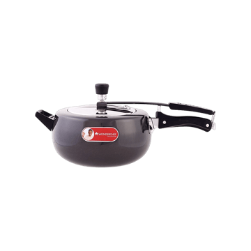 Wonderchef Taurus Hard Anodized Large Pressure Cooker (Aluminium)
