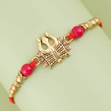 Trishul & Damru Design Rakhi by Shree Rakhi