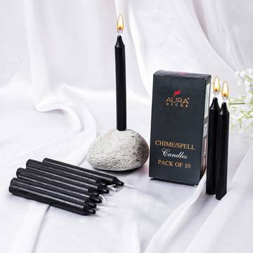 Stick Candle (Black) by Auradecor