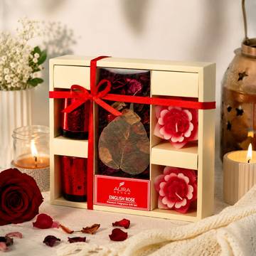 Auradecor English Rose Fragrance Gift Set