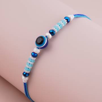 Evil Eye Beaded Rakhi by Shree Rakhi