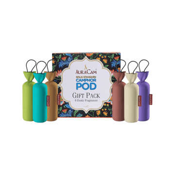 AuraCam Gold Standard Fragrance Camphor Pod Gift Pack