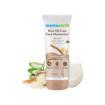 Mamaearth Rice Oil-Free Face Moisturizing Cream