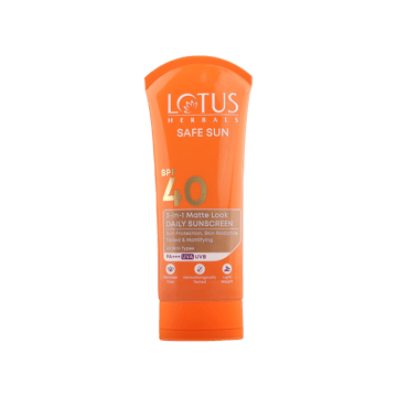 Lotus Herbals Safe Sun 3 In 1 Matte Look Sunscreen (SPF 40 PA+++)