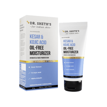 Dr. Sheth's Kesar & Kojic Acid Oil-Free Face Moisturizing Cream