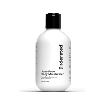 Underated Salicylic Acid Acne Free Body Moisturizer