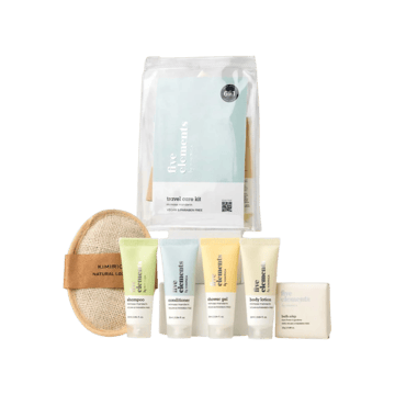 Kimirica Five Elements Bath Care Travel Kit with Pouch