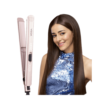 Vega K-Shine Hair Straightener, VHSH-28 (Rose Gold, 20 W)