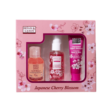 Bryan & Candy Japanese Cherry Blossom Bath Kit Gift Set