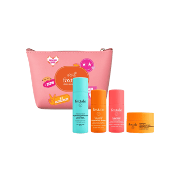 Foxtale On-the-Glow Skin Care Kit + Pouch