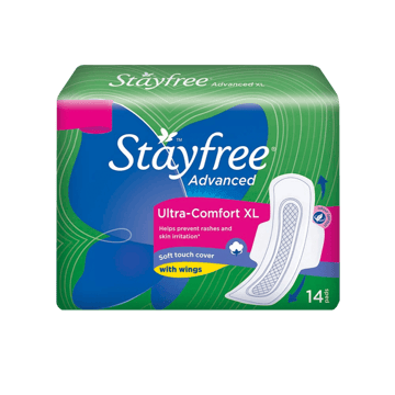 Stayfree Advanced Ultra Comfort Sanitary Pads (XL Wings)