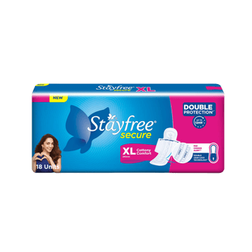 Stayfree Secure Cottony Soft Sanitary Pads (Extra Large Wings)