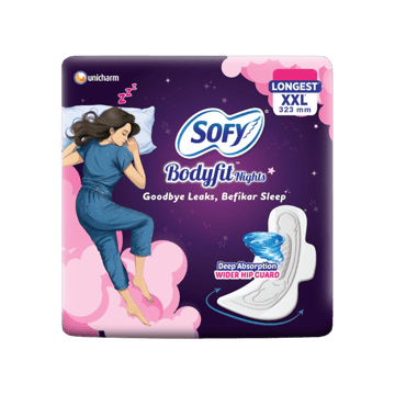 Sofy Bodyfit Nights Sanitary Pads (XXL)