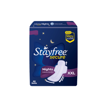Stayfree Secure Nights Sanitary Pads (XXL)