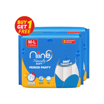 Niine Naturally Soft Disposable Period Panty (M-L)