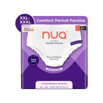 Nua Ultra-Absorbent Comfort Disposable Period Panty (XXL - 3XL)