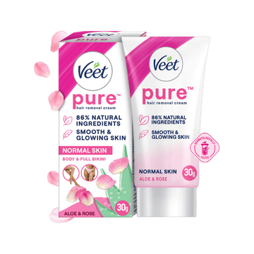 Veet Aloe & Rose Normal Skin Hair Removal Cream
