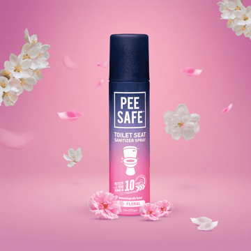 Pee Safe Toilet Seat Sanitizer Spray (Floral)