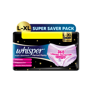 Whisper Leakage Protection Disposable Period Panty