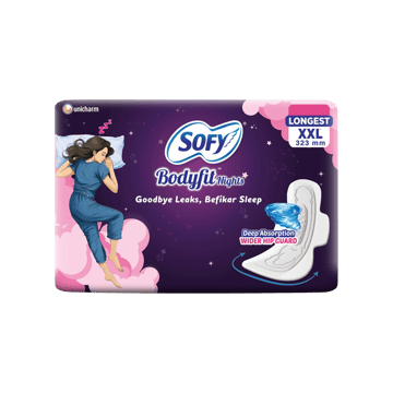 Sofy Bodyfit Nights Sanitary Pads (XXL)