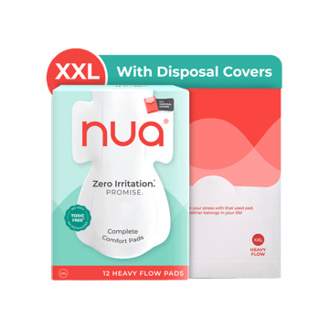 Nua Pads for Heavy Flow with Disposal Covers