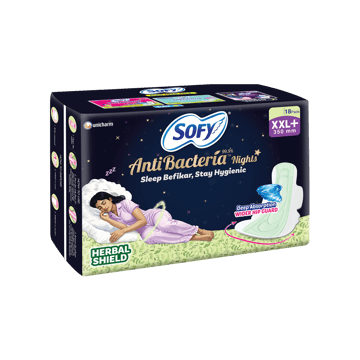 Sofy Anti Bacteria Night Longest XXL+ Sanitary Pads