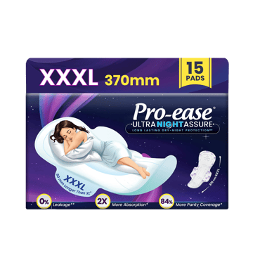 Pro-ease Ultra Night Assure Sanitary Pads