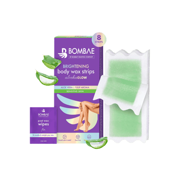 Bombae Aloe Vera Wax Strips (For Sensitive Skin)