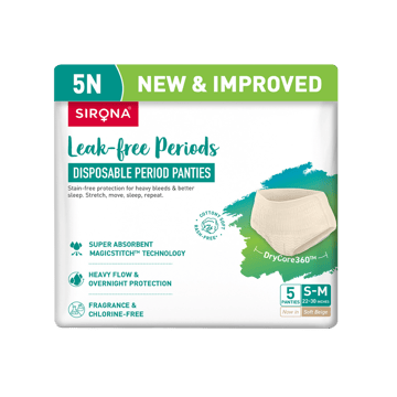 Sirona Disposable Period Panty, Super Absorbent