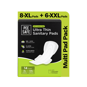 Pee Safe Ultra Thin Rash Free Assorted Sanitary Pads