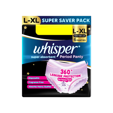 Whisper Super Absorbent Period Panty