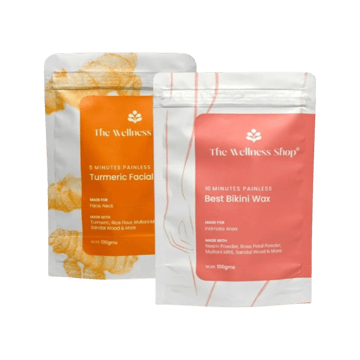 The Wellness Shop Facial and Bikini Wax Powder Combo