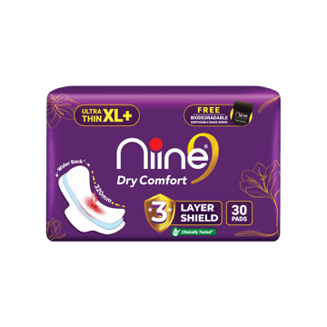 Niine Dry Comfort Ultra Thin Sanitary Pads (XL)