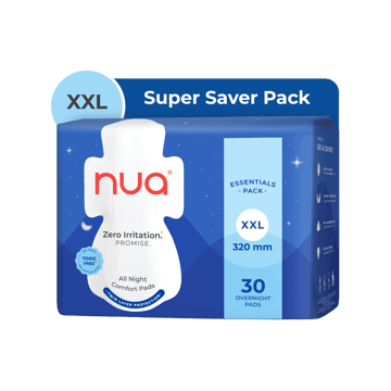 Nua Comfort All Night Sanitary Pad (Super Saver)