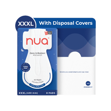 Nua All Night Comfort Pads with Disposal Cover