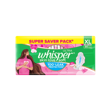 Whisper Ultra Skin love Soft Sanitary Pads