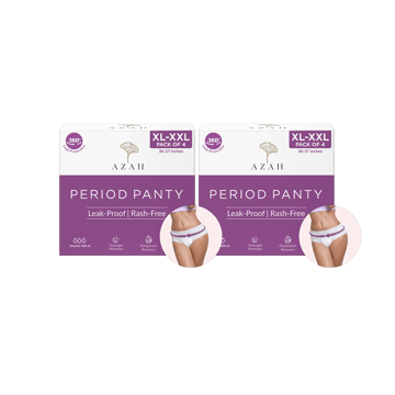 Azah Leak Proof Period Panty - Pack of 2