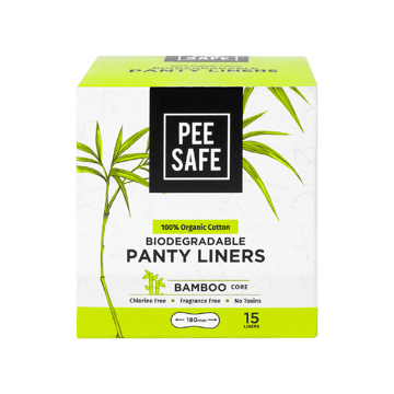 Pee Safe Biodegradable Daily Panty Liners (15 pcs)