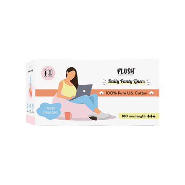 Plush Daily Large Panty Liners (for Non Period Days)