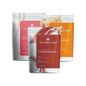 The Wellness Shop Turmeric Facial, Chocolate Body & Bikini Wax Powder