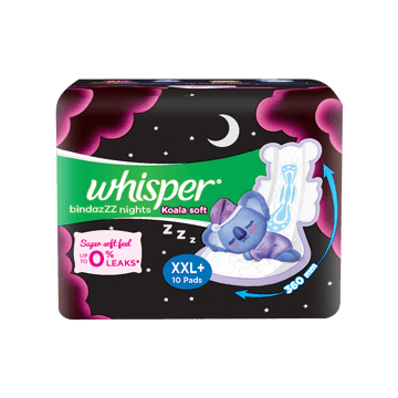 Whisper Bindazzz Nights Koala Soft Sanitary Pads