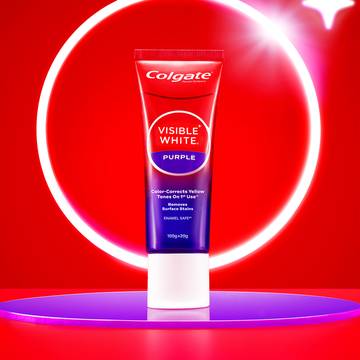 Colgate Visible White Purple Whitening Toothpaste