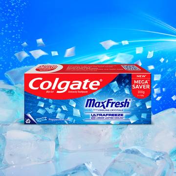 Colgate MaxFresh Peppermint Ice Gel Toothpaste - Saver Pack
