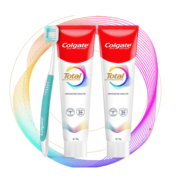 Colgate Total Advanced Health Anti-Germ Toothpaste with Toothbrush