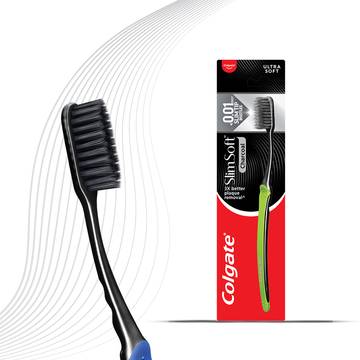 Colgate SlimSoft Charcoal Soft Toothbrush