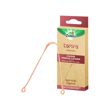Zandu Copper Tongue Cleaner