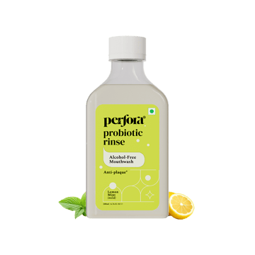 Perfora Alcohol Free Mouthwash with Probiotics - Lemon Mint (Mild)